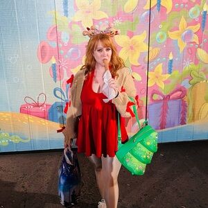 Loungefly Disney Chip And Dale Christmas Tree Backpack